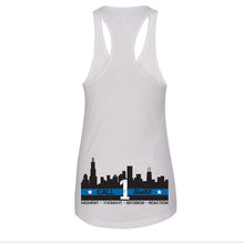 Load image into Gallery viewer, Ladies Chicago Skyline Racer Back tank