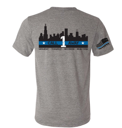 Chicago Skyline Blue Line T-Shirt