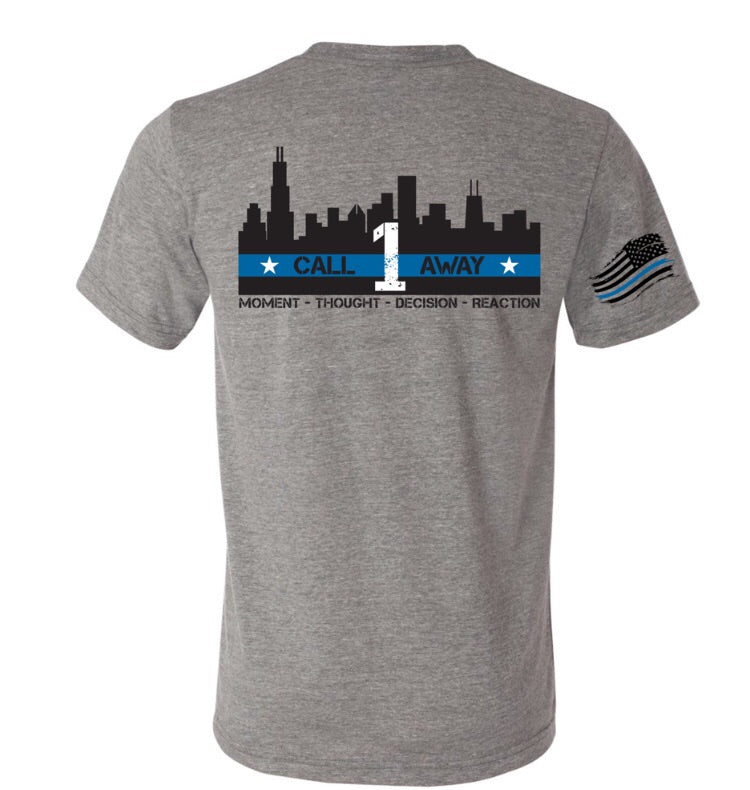 Chicago City Skyline Landmark Hawaiian Shirt